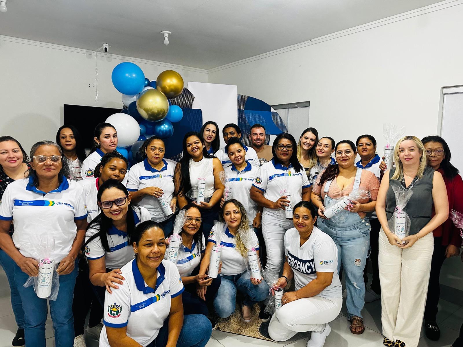 Secretaria da Saúde realiza café da manhã especial aos enfermeiros e enfermeiras da rede municipal