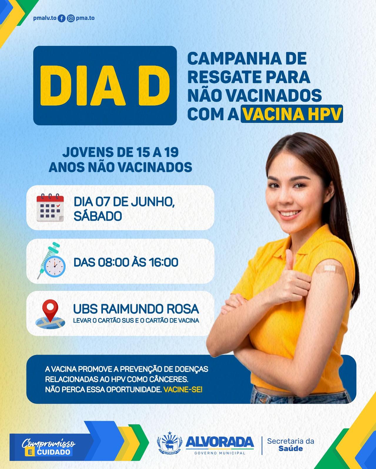 Saúde | Dia “D” da Campanha de Vacinaçaõ contra o HPV está próximo
