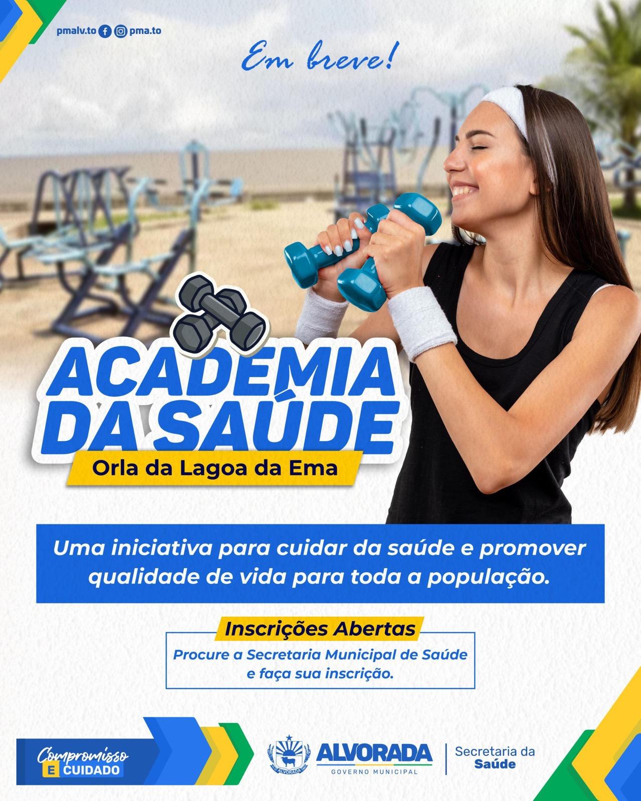 Matrículas abertas para atividades físicas gratuitas na Academia da Saúde de Alvorada