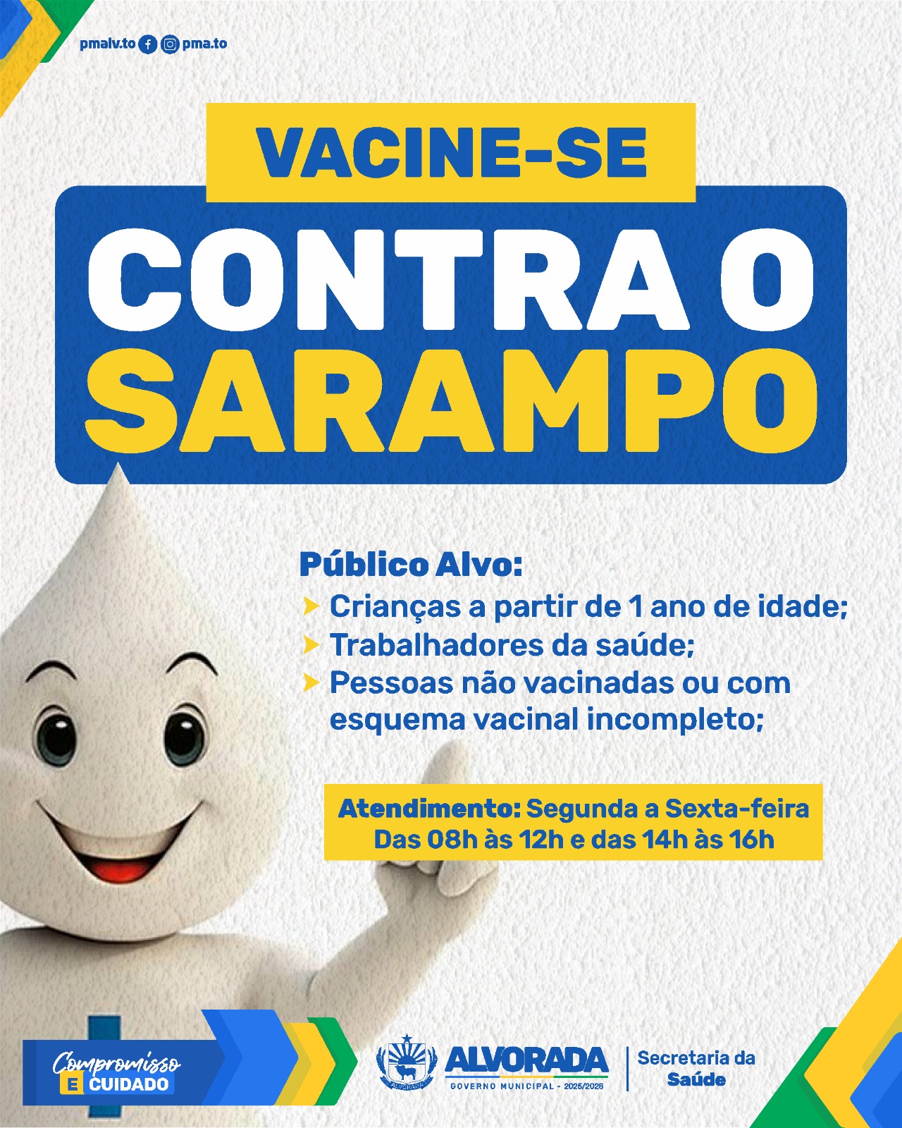 Prefeitura de Alvorada reforça campanha de vacinação contra o Sarampo
